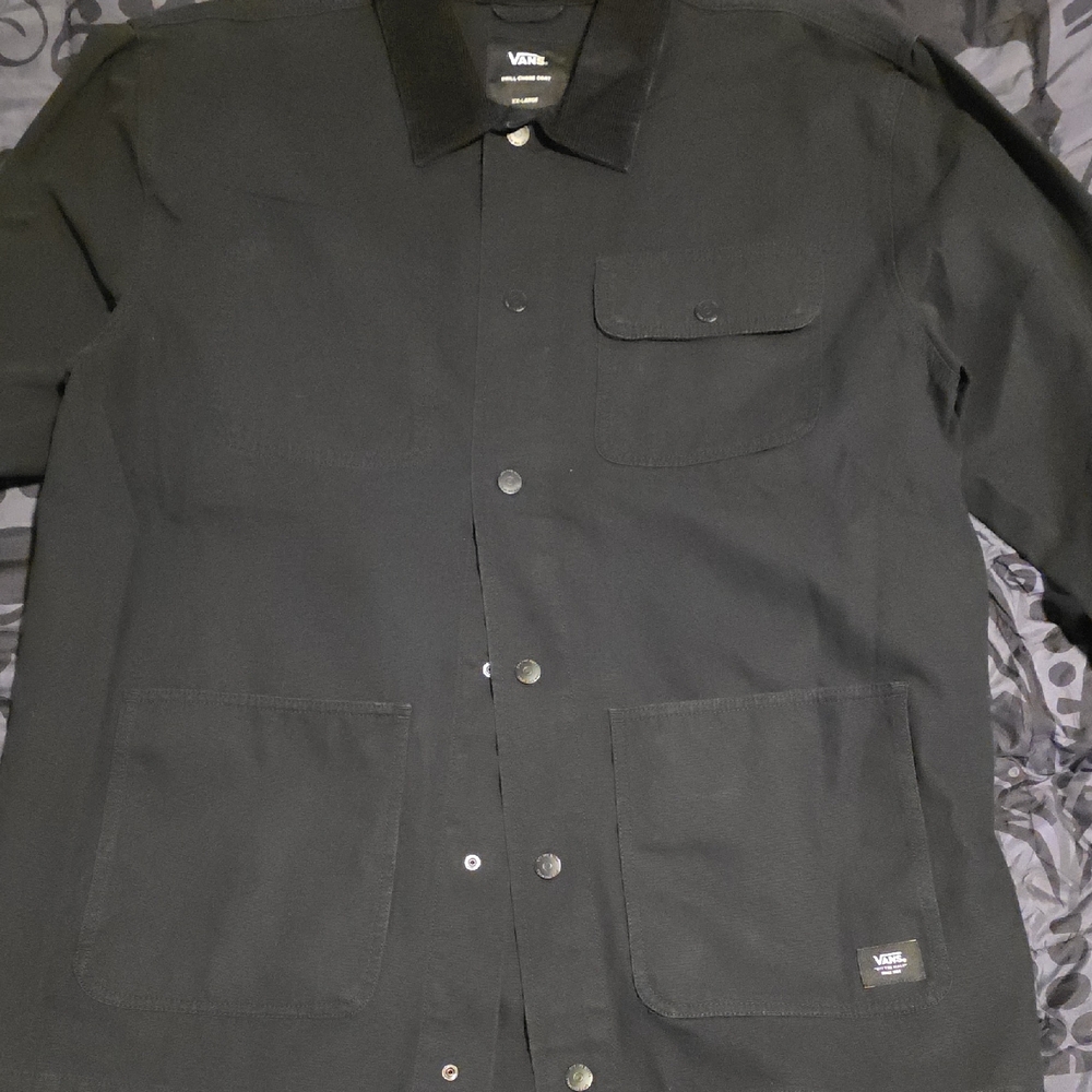 Vans Men's Black Shirt Jacket